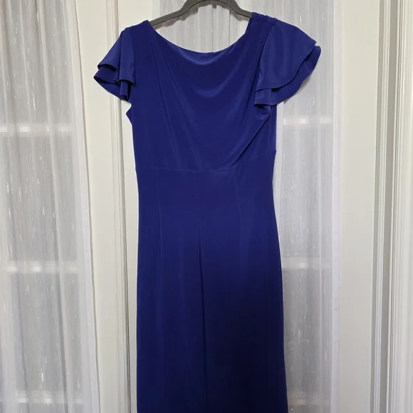 Ralph Lauren Royal Blue Midi Dress - Picture 2 of 2